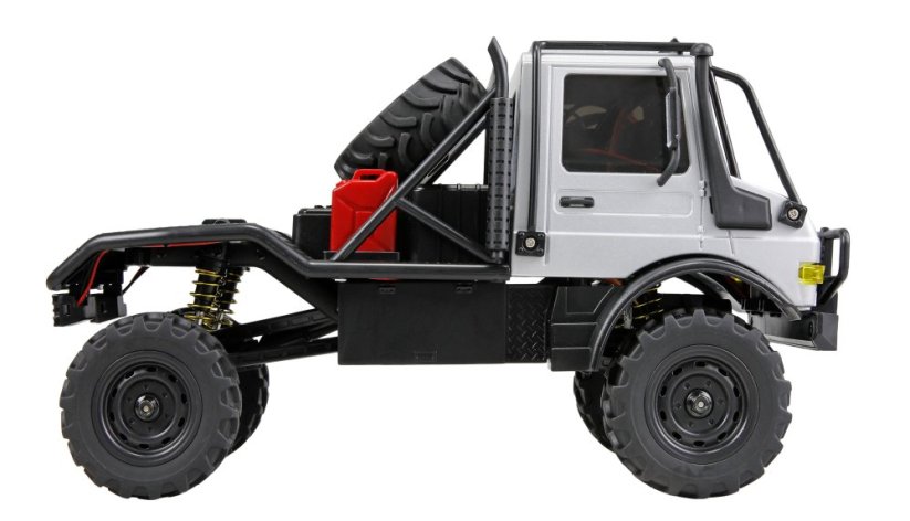 Amewi Mercedes-Benz Unimog U4000 Scale Crawler 4WD 1:18 RTR , šedý