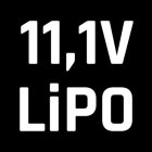 11,1 V