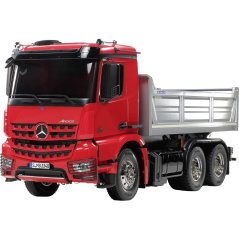 TAMIYA 1:14 MB Arocs 3348 Tipper Red/Silver lakovaný