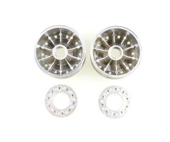 TAMIYA 1:14 Ráfiky prívesu 30 mm matný chróm
