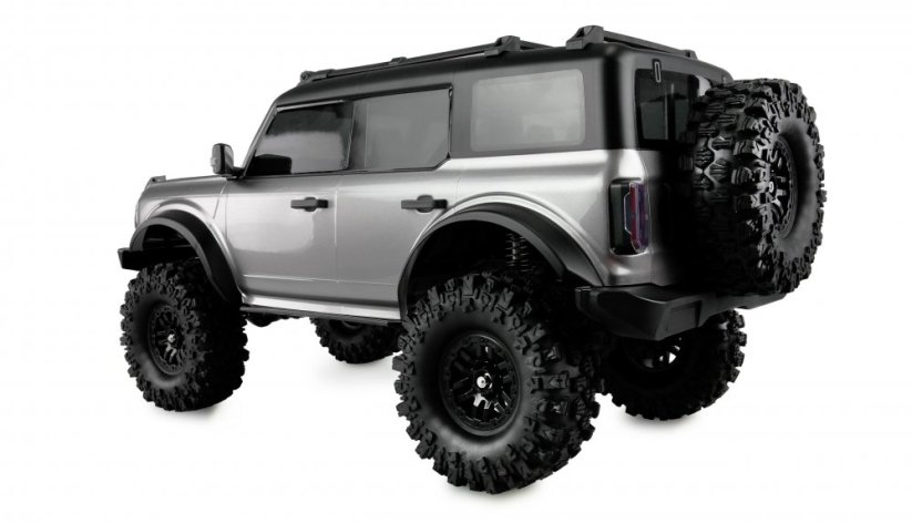 AMEWI AMXROCK CABALLO (Bronco) 4WD 1:10 RTR - Farba: Strieborná