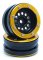 METSAFIL Beadlock Wheels PT-Bullet čierna/zlatá, 2ks