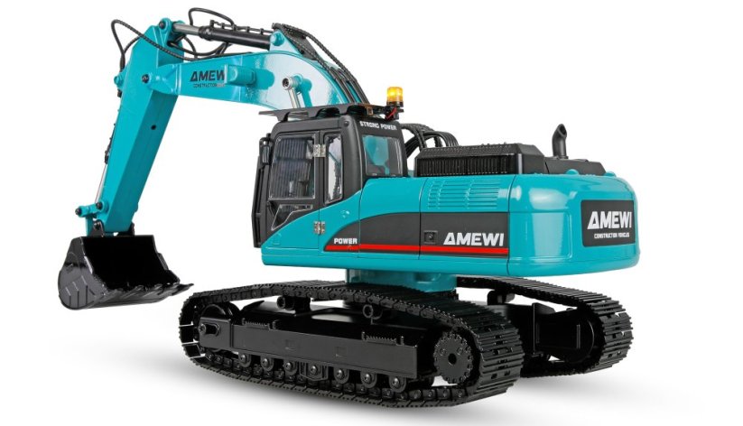 AMEWI G705E KOVOVÝ BAGER 1:14 RTR petrol