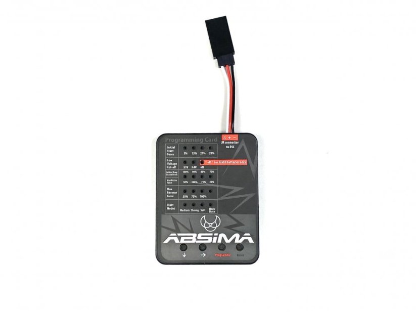 ABSIMA Programovacia karta pre V2 brushed regulátor