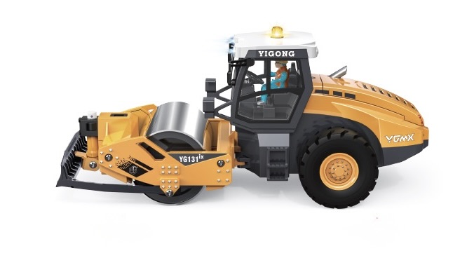 1:50 RC cestný valec, tlakovo liaty RTR