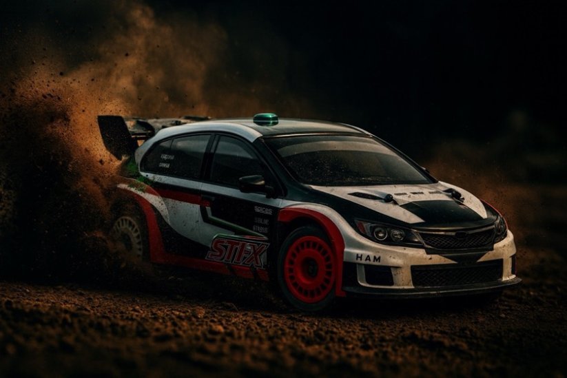 Absima 1:10 EP Rally "STi-X" brushed 4WD RTR + NiMH 2000mAh