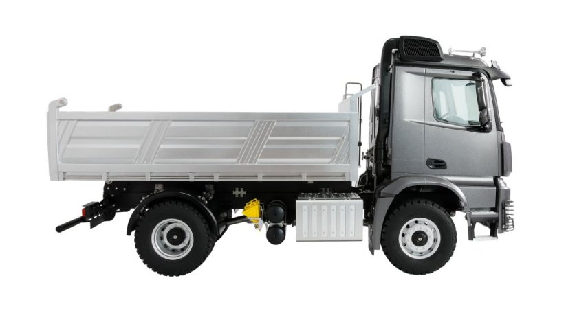Amewi Mercedes-Benz Arocs Muldenkipper 4x4 1:14 RTR, šedý