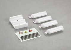 KILLERBODY 1/10 Sada plastových kyslíkových fliaš – nenafarbená