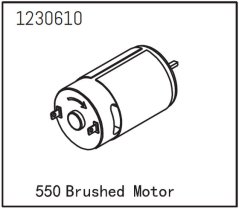 ABSIMA Brushed motor 550 pre Sherpa, Khamba ...