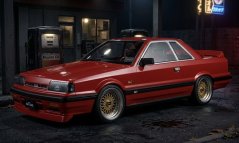 KILLERBODY Karoséria lakovaná pre NISSAN SKYLINE R31 červená
