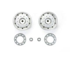TAMIYA 1:14 Ráfiky prívesu 30 mm matný chróm HEX
