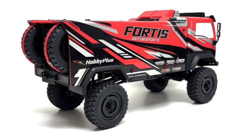 Absima 1:18 "DKR-4 Fortis" Rally Truck brushed RTR - Red