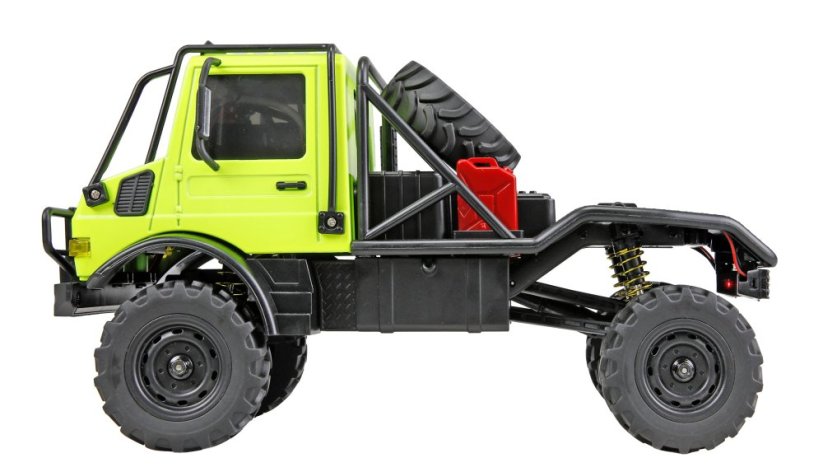 Amewi Mercedes-Benz Unimog U4000 Scale Crawler 4WD 1:18 RTR , zelený