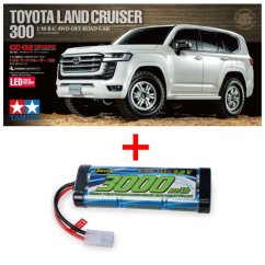 TAMIYA 1:10 RC Toyota Land Cruiser LC300 CC-02 + BATÉRIA ZDARMA
