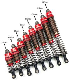 ABSIMA Sada tlmičov 110mm na mierku 1:10, 2ks