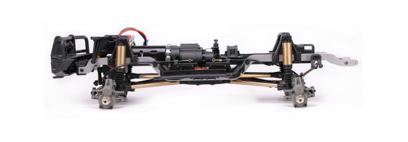 AMEWI Profi AMXROCK RCX10P SCALE CRAWLER PICK-UP 1:10, RTR biely