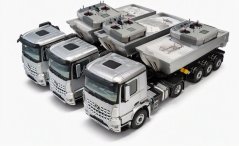 Bazár: Ťahač 4x4 MB AROCS + náves elektrický výklop