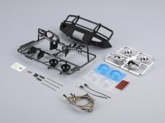 KILLERBODY Sada hliníkového nárazníka a LED svetiel TOYOTA LC70 v čiernej farbe pre model TRX-4