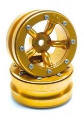 METSAFIL Beadlock Wheels PT-Safari zlatá/zlatá 1.9, 2ks