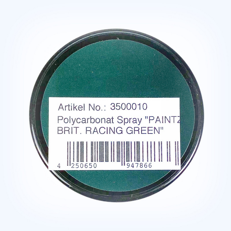 ABSIMA Polykarbonátový sprej "PAINTZ BRITISH RACING GREEN" 150ml