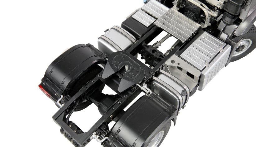 AMEWI Ťahač Mercedes-Benz Arocs  4x4 1:14 RTR s návesom - antracit