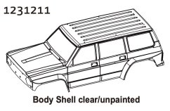 Absima karoséria pre Patrol 4.4 - nelakovaná