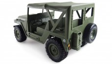 AMEWI Vojenský OFF-ROAD 1:14 4WD RTR, vojenská zelená