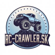 Nálepka RC CRAWLER 9cm šírka / na vozidlo