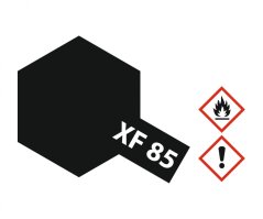 TAMIYA XF-85 Rubber black Acrylic matná, 10ml