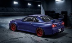 KILLERBODY Karoséria lakovaná pre NISSAN SKYLINE BNR34 modrá