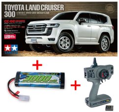 TAMIYA 1:10 RC Toyota Land Cruiser LC300 CC-02 + BATÉRIA a OVLÁDAČ ZDARMA