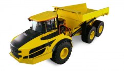 AMEWI HYDRAULICKÝ SKLÁPAČ G121H KOVOVÝ 1:14 ARTR ŽLTÝ