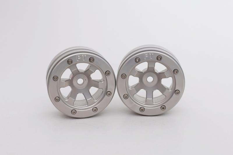 METSAFIL Beadlock Wheels PT- Claw strieborná/strieborná 1.9, 2ks