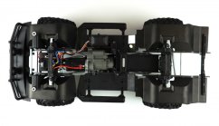 AMEWI AMXROCK RCX8BS SCALE CRAWLER PICK-UP 1:8, RTR vojenská zelená matná