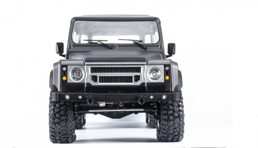AMEWI AMXROCK RCX10.3P SCALE CRAWLER 6X6 PICK-UP 1:10 ARTR, šedý