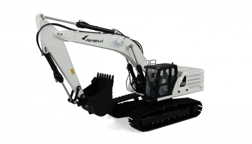 AMEWI CELOKOVOVÝ HYDRAULICKÝ BÁGER  G101H 1:16 RTR biely
