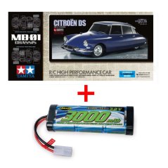 TAMIYA 1:10 RC Citroen DS MB-01 + BATÉRIA ZDARMA