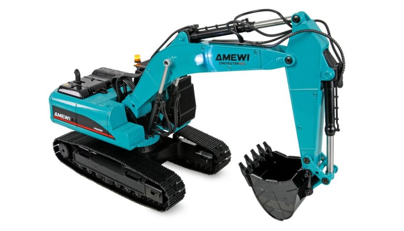 AMEWI G705E KOVOVÝ BAGER 1:14 RTR petrol