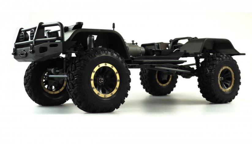 AMEWI AMXROCK RCX8BS SCALE CRAWLER PICK-UP 1:8, RTR vojenská zelená matná