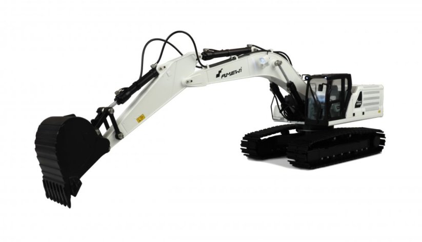 AMEWI CELOKOVOVÝ HYDRAULICKÝ BÁGER  G101H 1:16 RTR biely