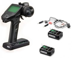 ABSIMA 7-Kanál vysielač "CR7P" 2.4GHz vrátane 2x prijímača