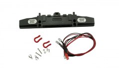 AMEWI HLINÍKOVÝ ZADNÝ NÁRAZNÍK S LED OSVETLENÍM 17,5cm