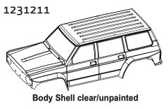 Absima karoséria pre Patrol 4.4 - nelakovaná