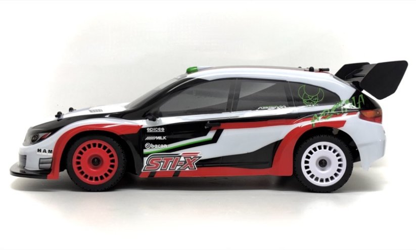 Absima 1:10 EP Rally "STi-X" brushed 4WD RTR + NiMH 2000mAh