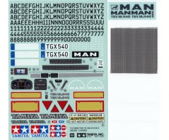 TAMIYA Polepy MAN TGX 18.540 56329