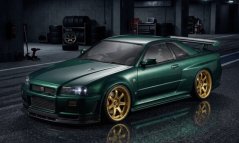KILLERBODY Karoséria nelakovaná pre NISSAN SKYLINE BNR34 číra