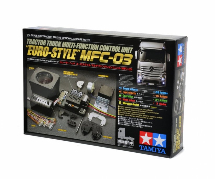 TAMIYA 1:14 RC Scania 770 S 4x2 KIT + MFC-03 + REFLEX 14CH
