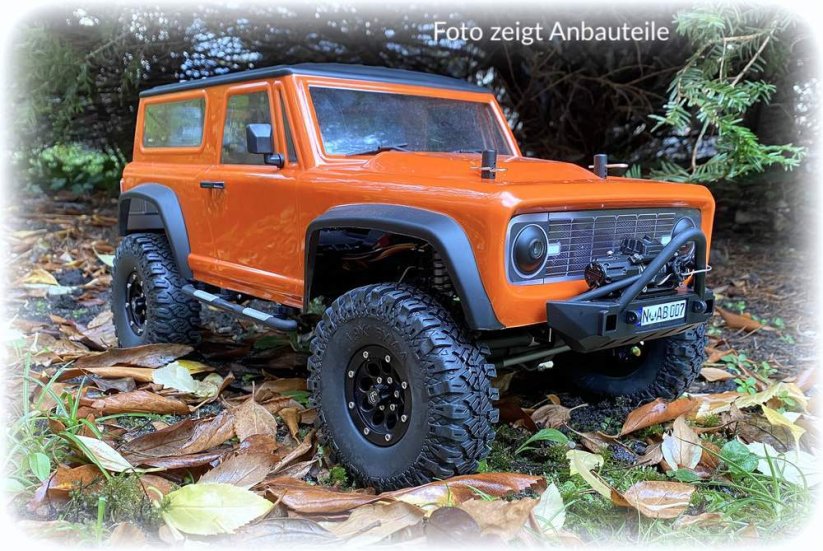 ABSIMA 1:10 EP Crawler CR3.4 predmontovaný podvozok a Bronco Style karoséria, modrý