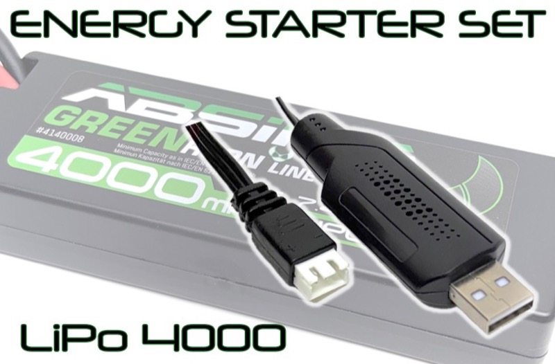 Absima RC Energy Starter Set 4000 (LiPo/USB)