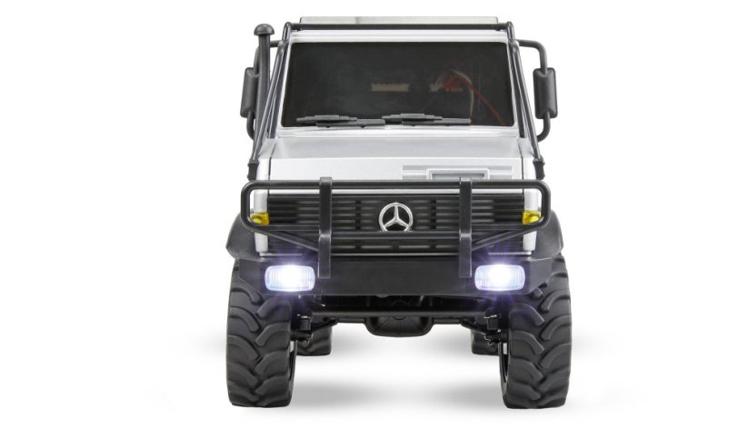 Amewi Mercedes-Benz Unimog U4000 Scale Crawler 4WD 1:18 RTR , šedý